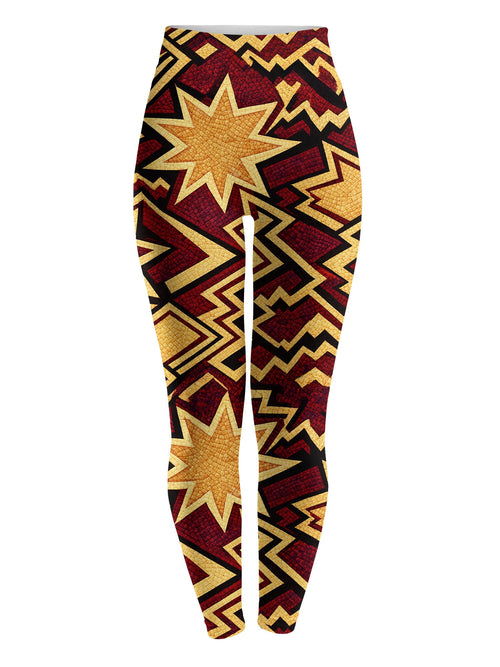 Burgundy Sheba Leggings