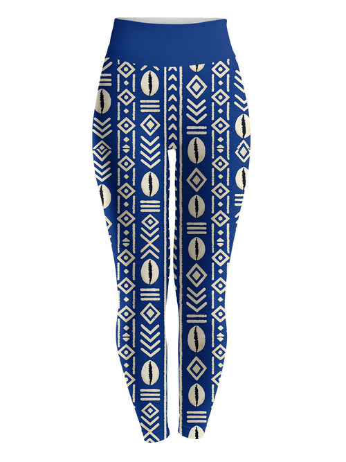 "Oshun" Royal Blue Leggings