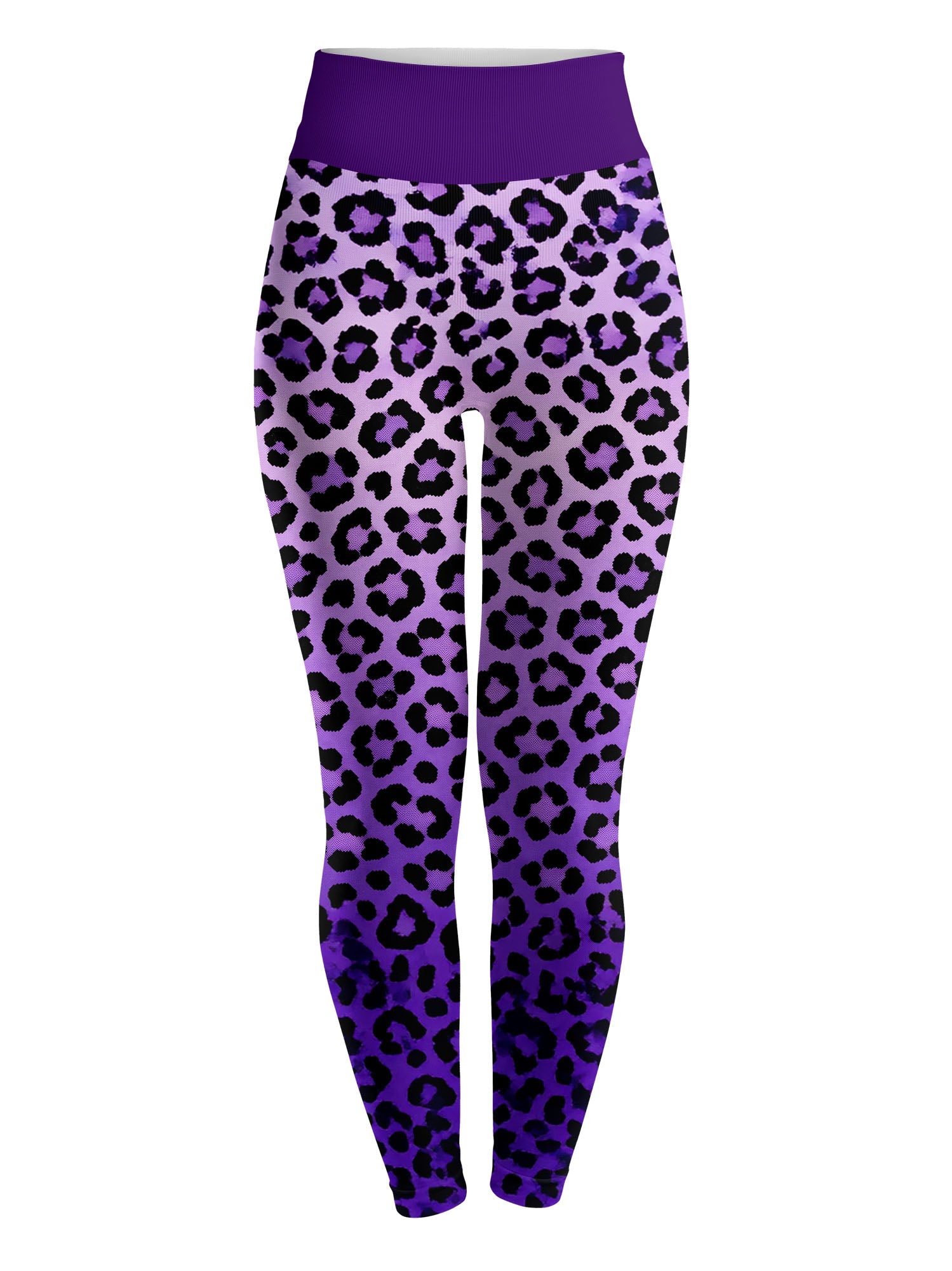 "Unstoppable" Amethyst Leopard Leggings