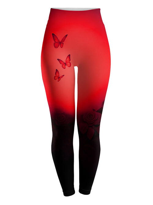 "Selah" Red Leggings