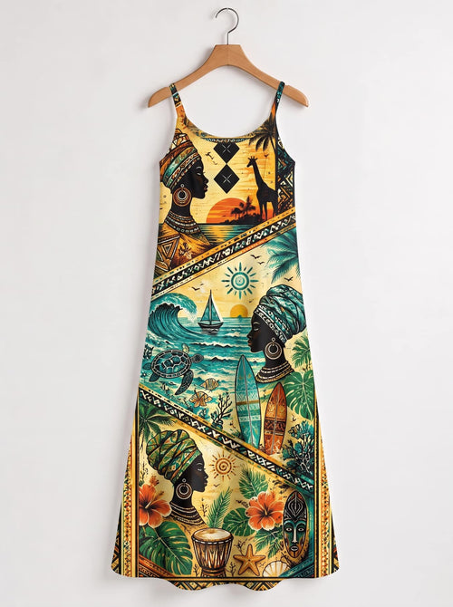 "Safari" Maxi Dress