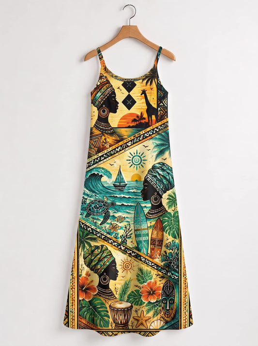 "Safari" Maxi Dress