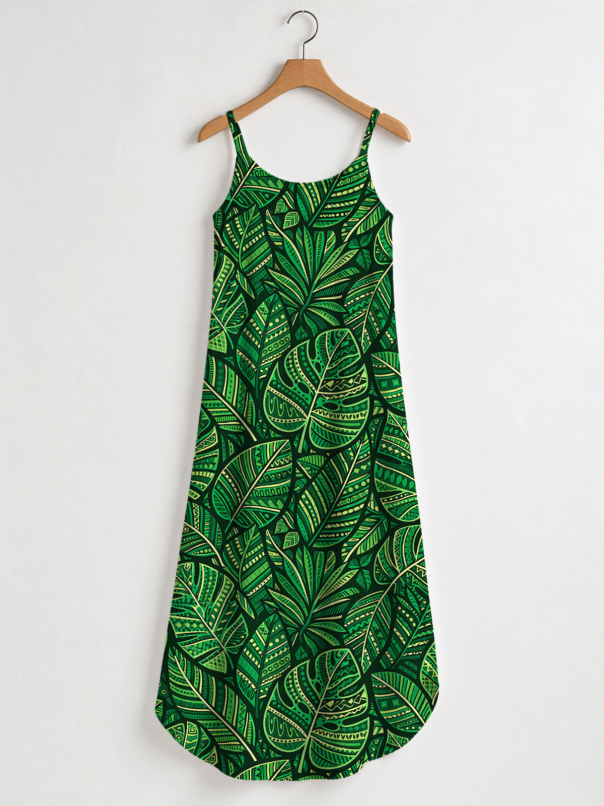 "Asili" Emerald Maxi Dress