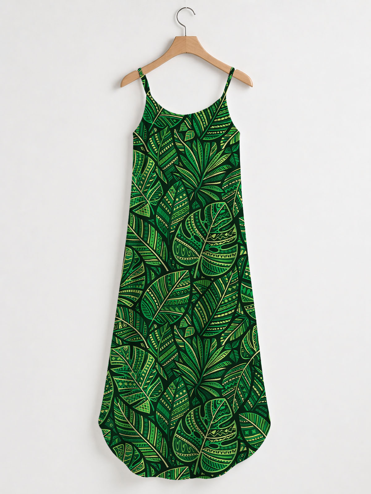 "Asili" Emerald Maxi Dress