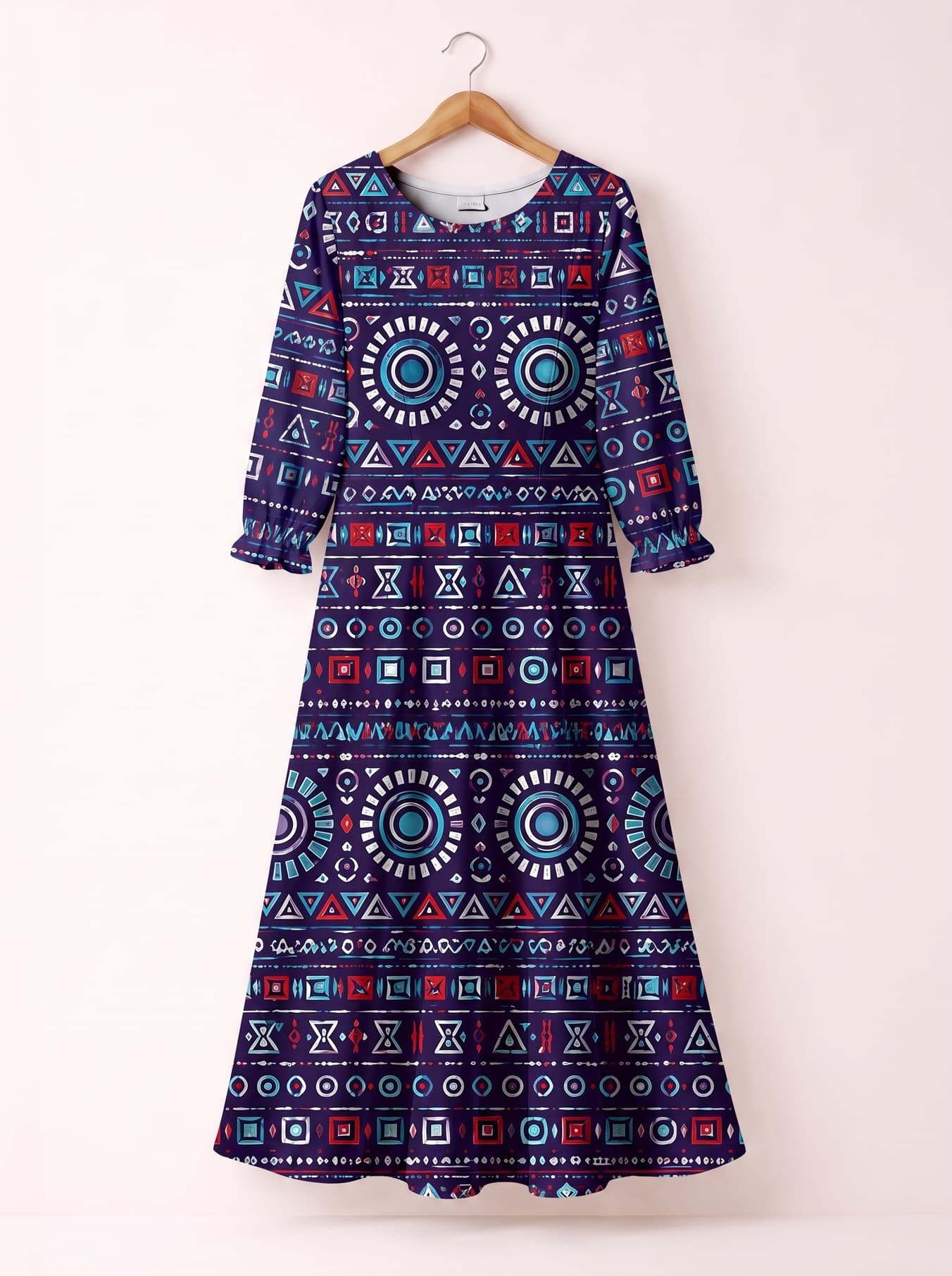 "Nia" Long Sleeve Maxi Dress