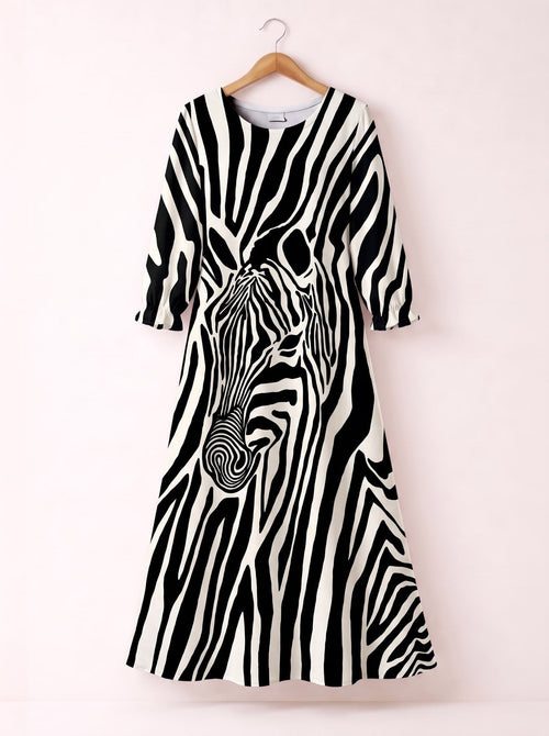 "Punda" Long Sleeve Maxi Dress