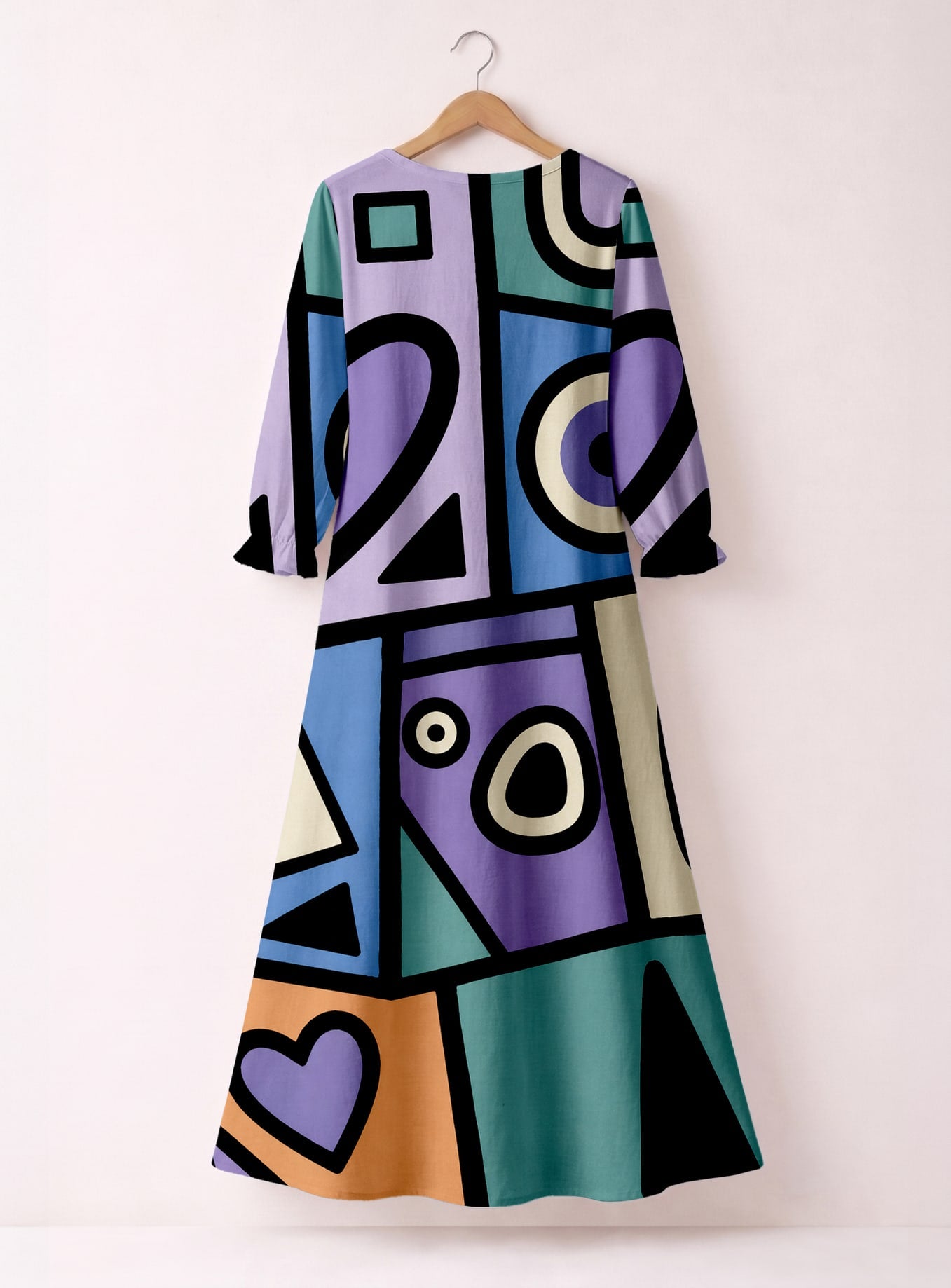 "Sanaa" Long Sleeve Maxi Dress