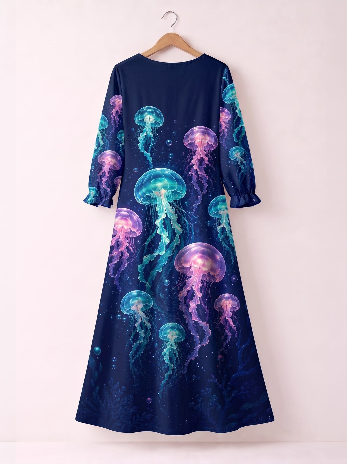 "Bahari" Long Sleeve Maxi Dress