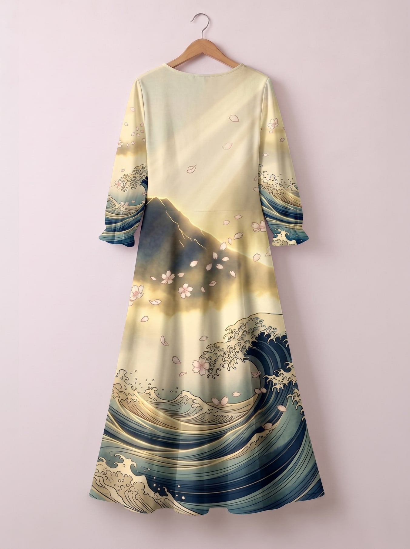 "Wimbi" Long Sleeve Maxi Dress