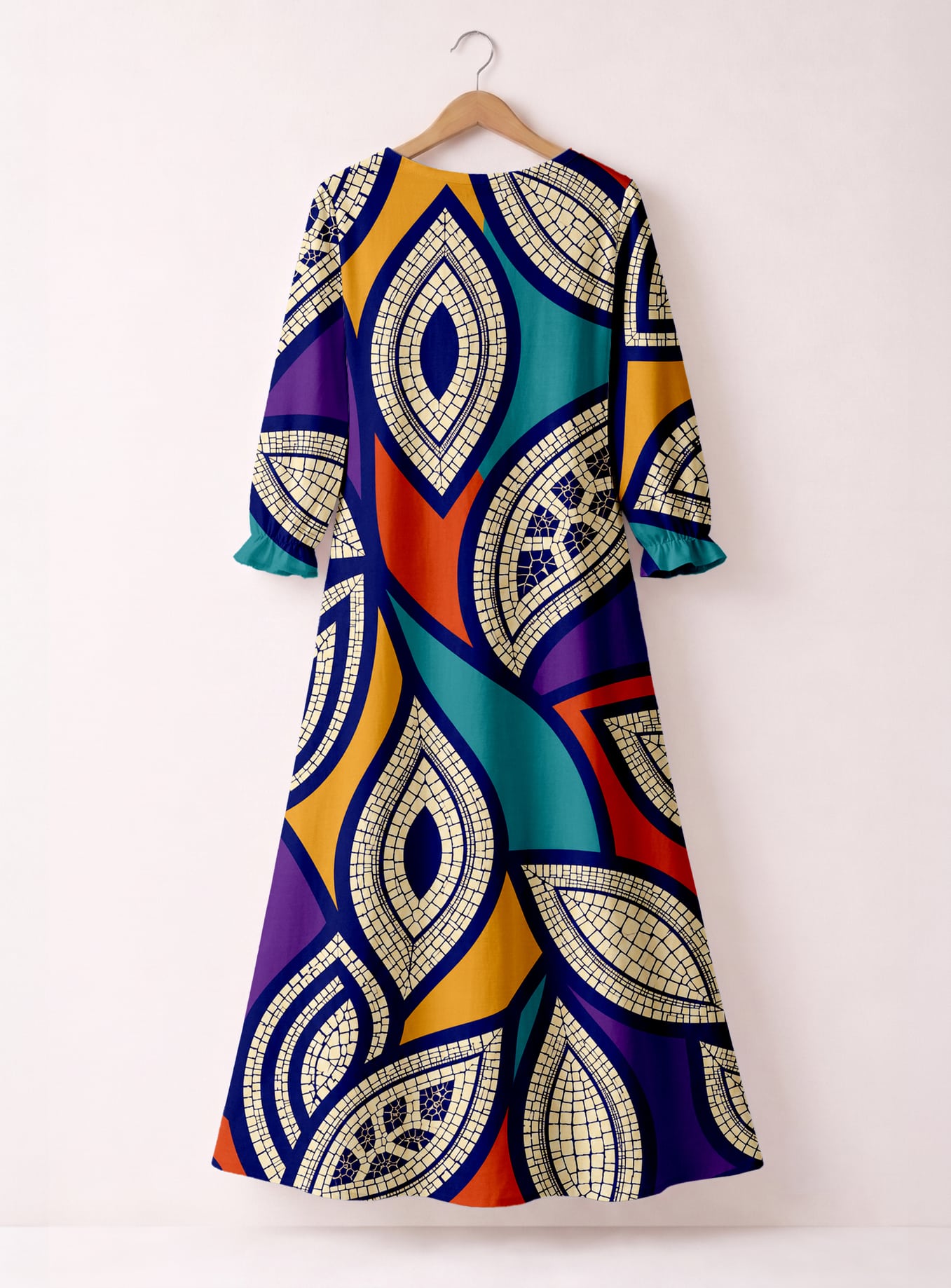"Johari" Long Sleeve Maxi Dress