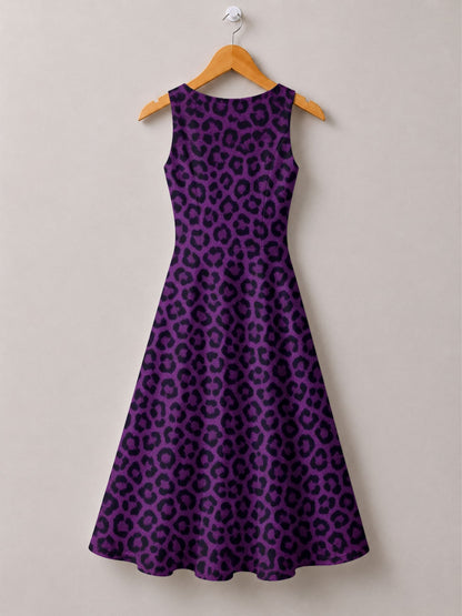 "Purple Leopard" Corset Dress
