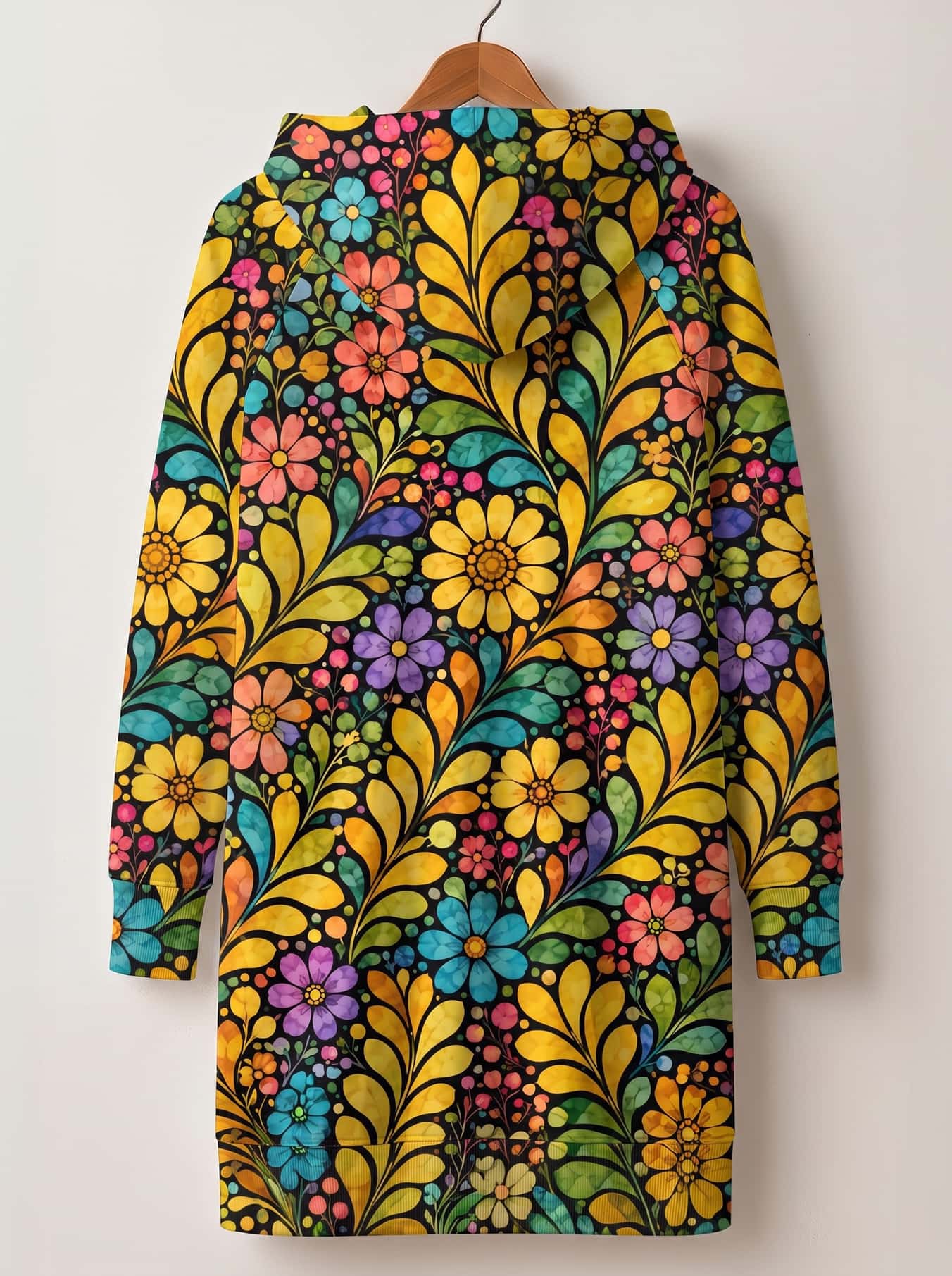"Njano" Hoodie Dress