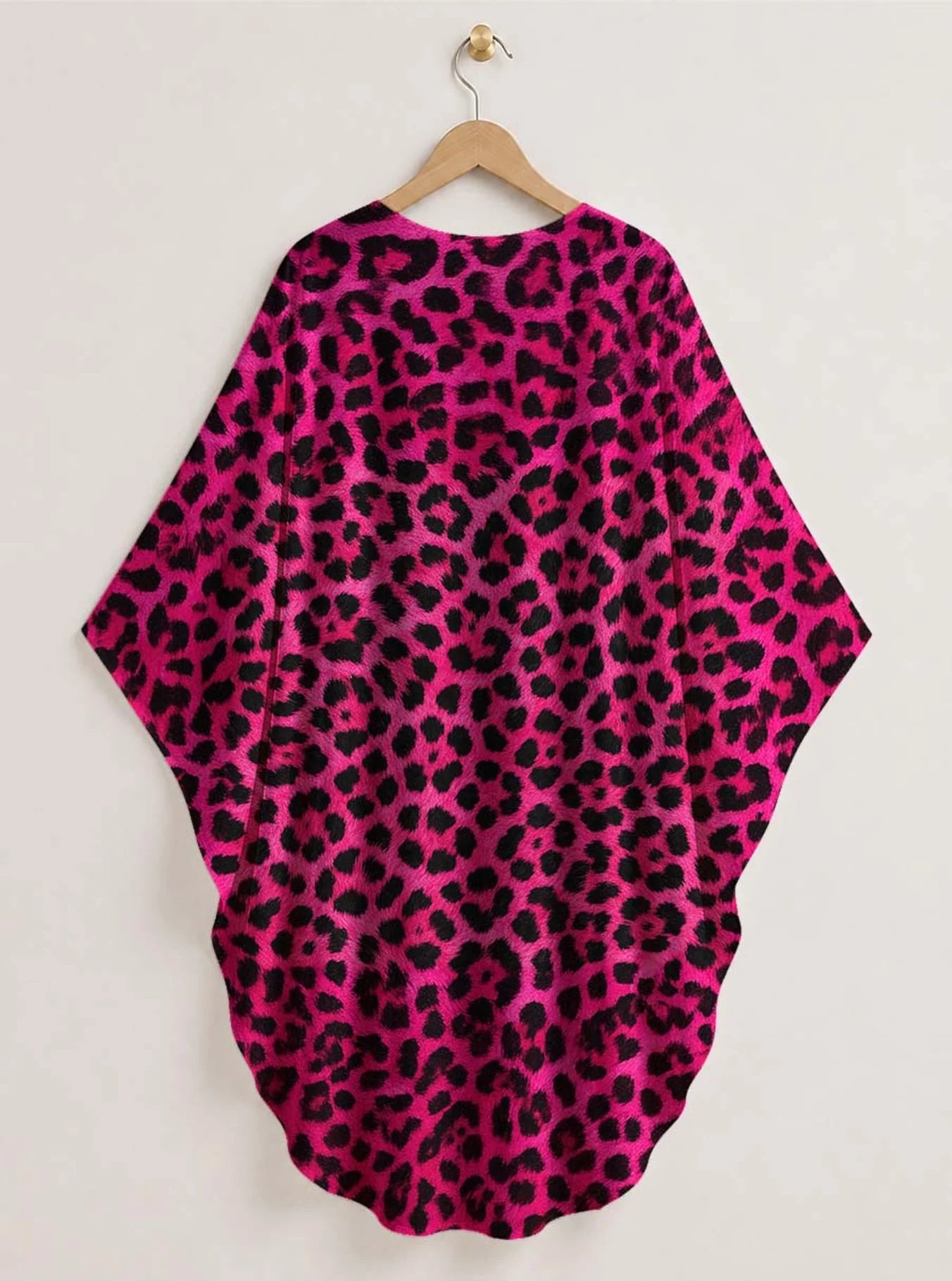 "Unstoppable" Pink Leopard" Kaftan Dress