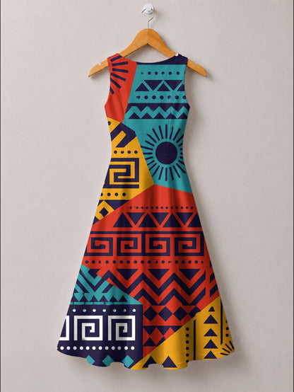 "Kanga" Corset Dress