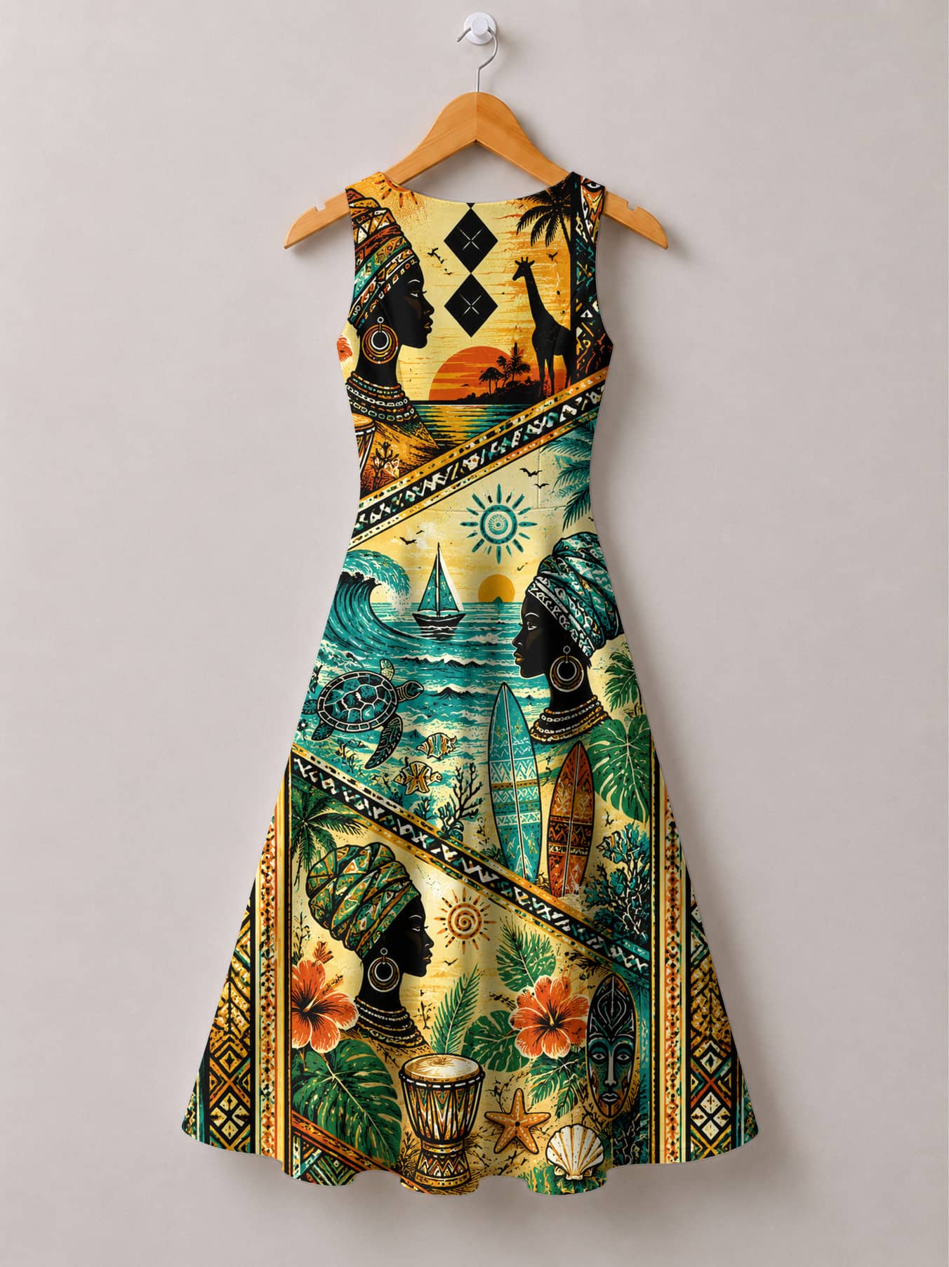 "Safari" Corset Dress