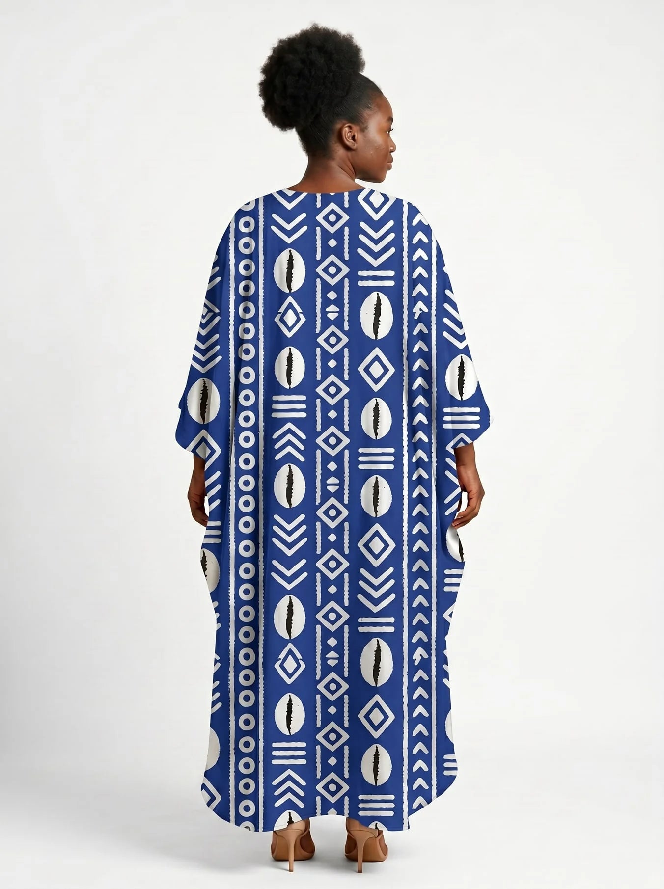 Oshun Royal Blue Kaftan Dress