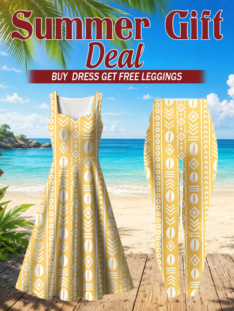 "Oshun Dhahabu" Corset Dress & Leggings Deal