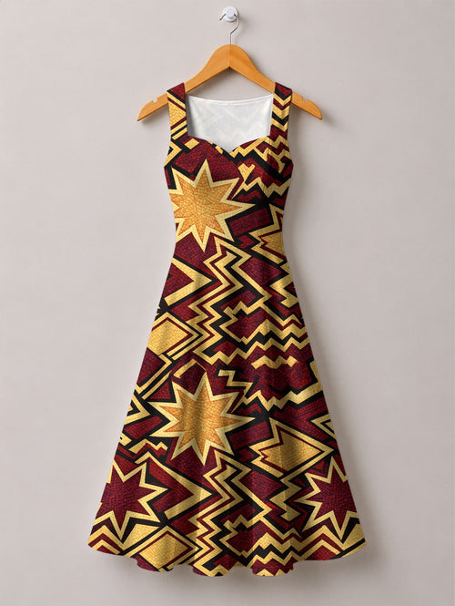 Burgundy Sheba Corset Dress