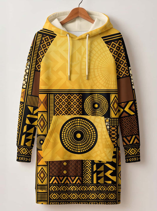 "Manjano" Hoodie Dress