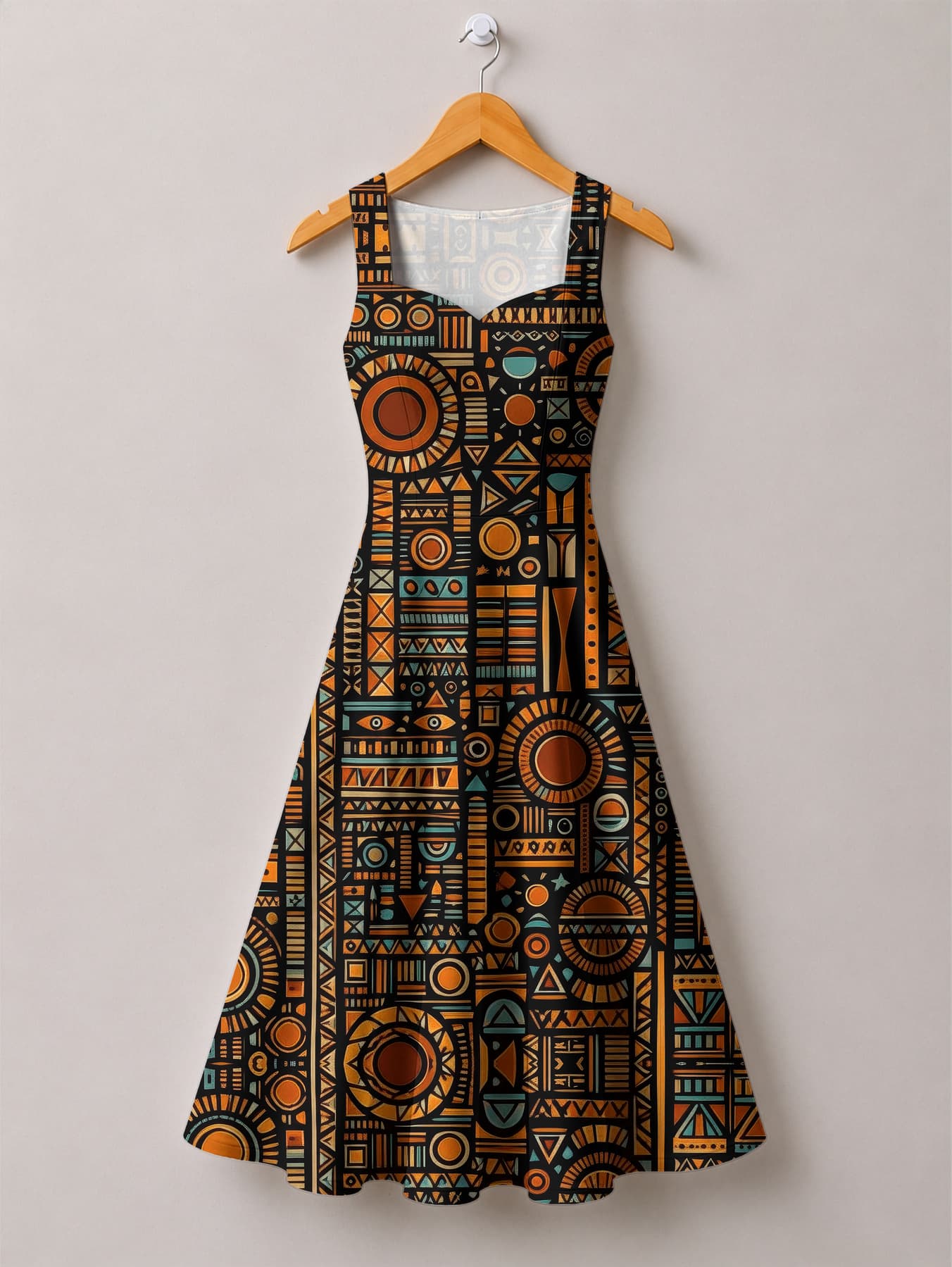 Afrocentric Pattern Corset Dress & Leggings Deal