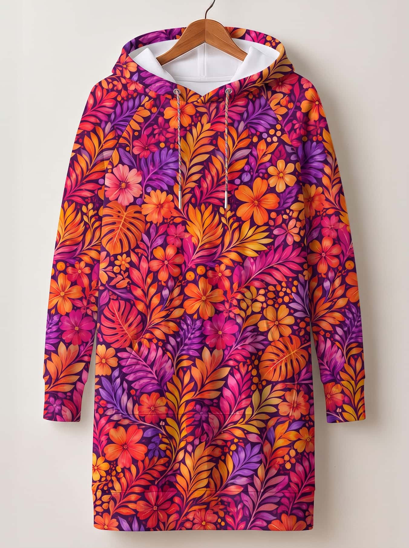 "Waridi" Hoodie Dress