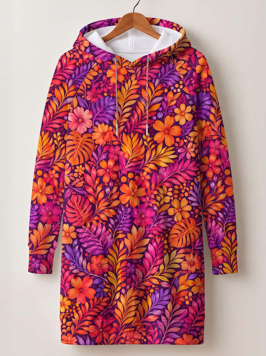"Waridi" Hoodie Dress