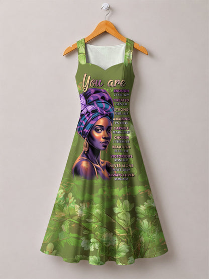 "Green Orchid" Corset Dress
