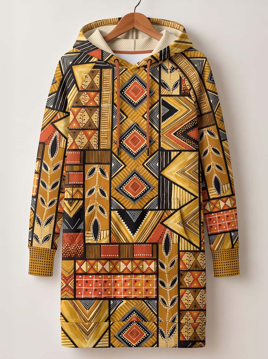 "Ardhi" Hoodie Dress