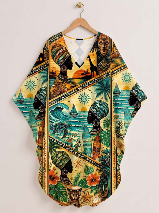 "Safari" Kaftan Dress