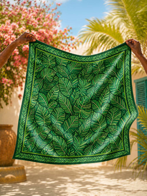 "Asili" Emerald Bandana