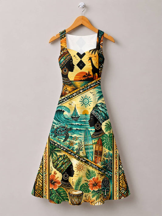"Safari" Corset Dress