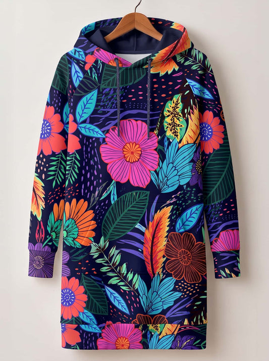"Bustani" Hoodie Dress