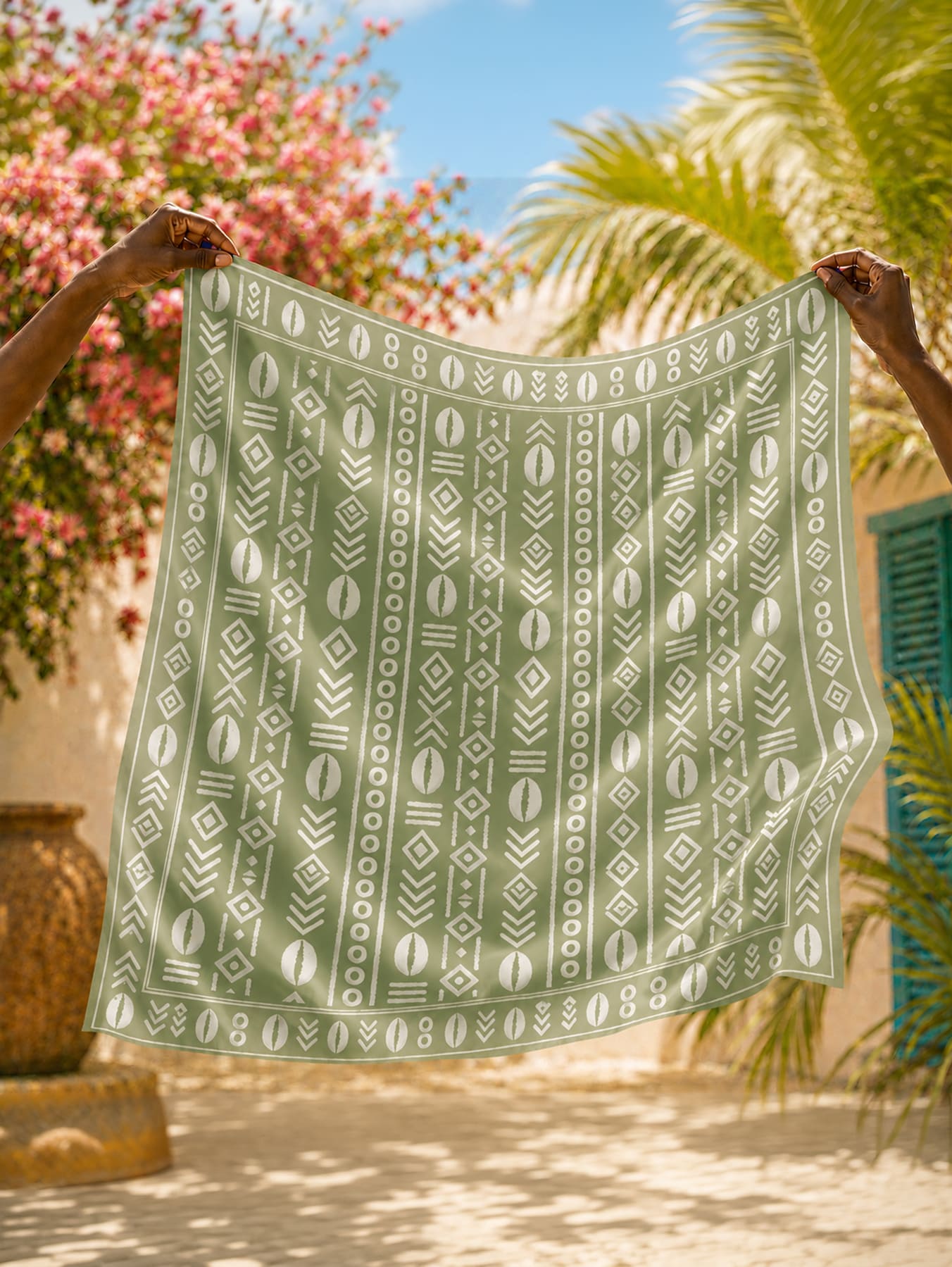 Oshun Verde Bandana