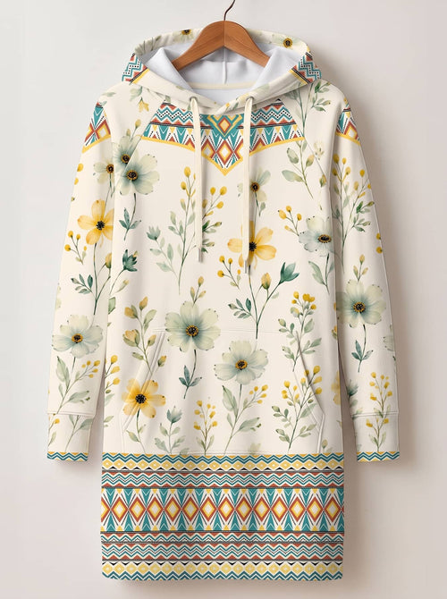"Alizeti" Hoodie Dress