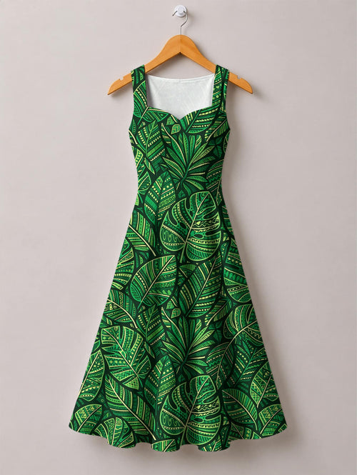 "Asili" Emerald Corset Dress