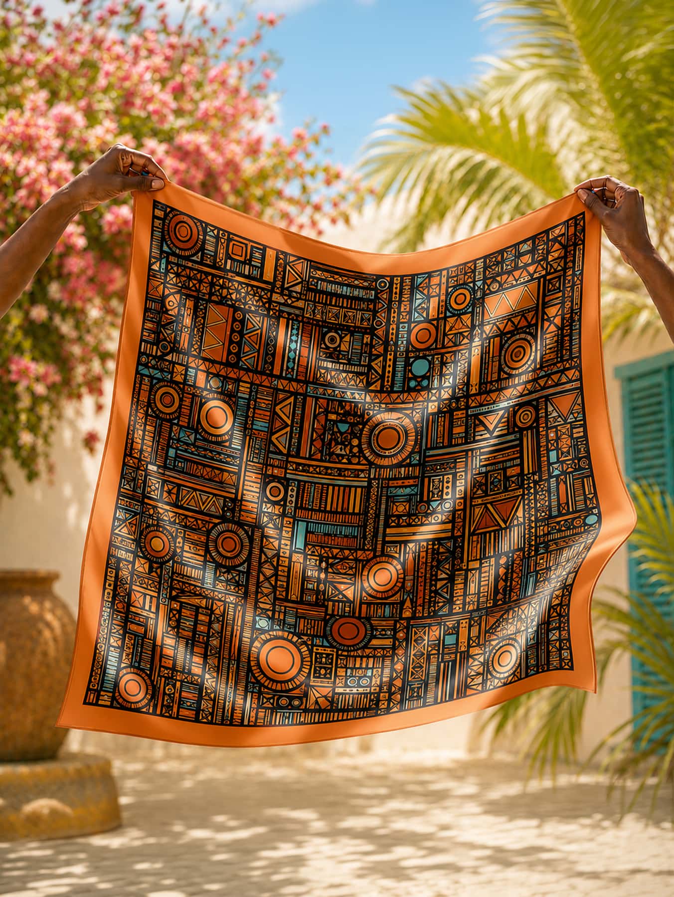 Afrocentric Pattern Bandana