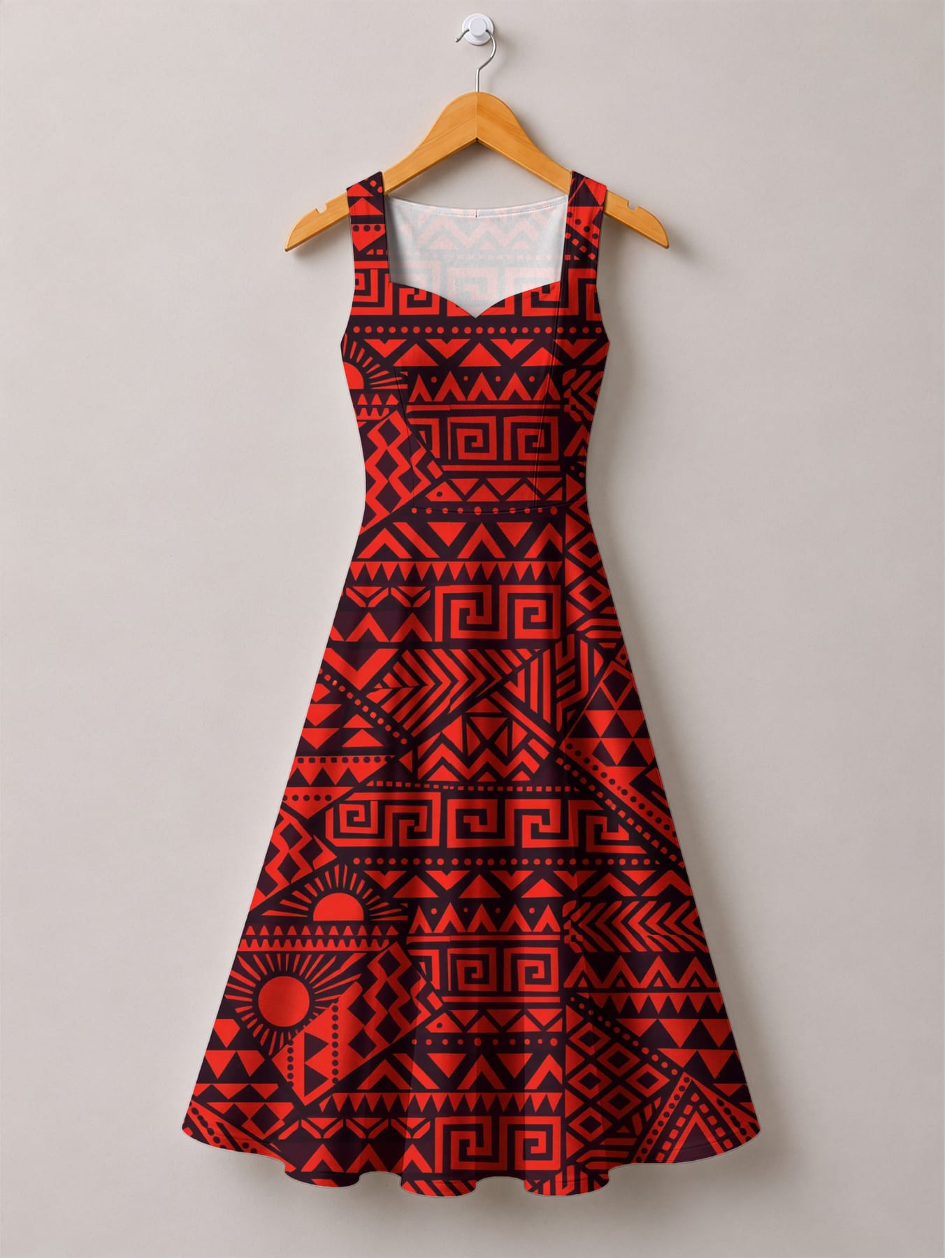 "Shaka" Burgundy Corset Dress