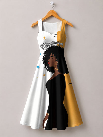 Feeling Blacknificient Corset Dress