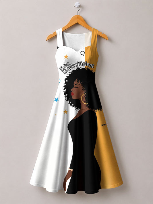 Feeling Blacknificient Corset Dress