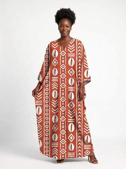 Oshun Kijani Kaftan Dress