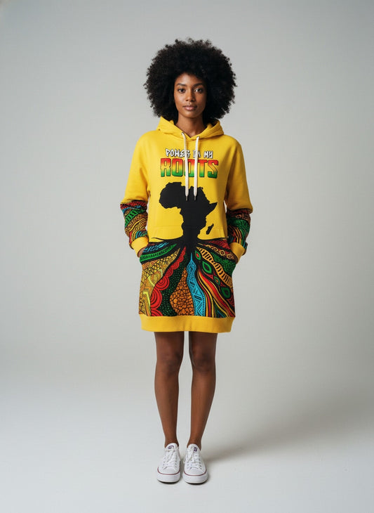 "Mzizi" Hoodie Dress