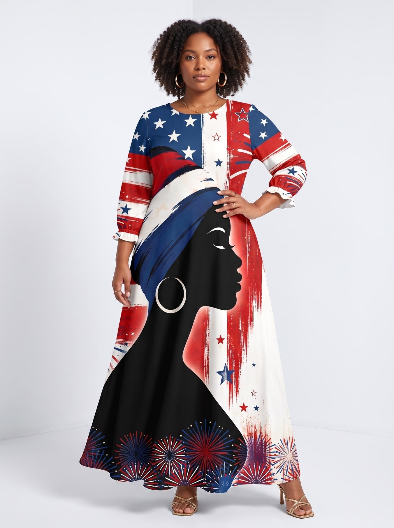 "Glory" Long Sleeve Maxi Dress