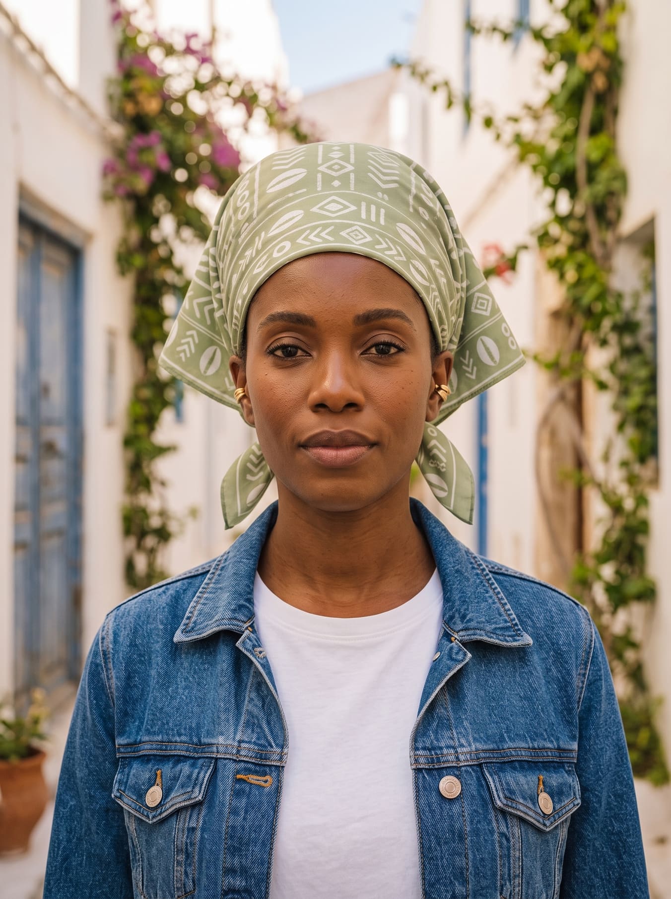 Oshun Verde Bandana