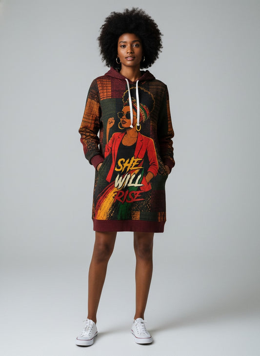 "Inuka" Hoodie Dress