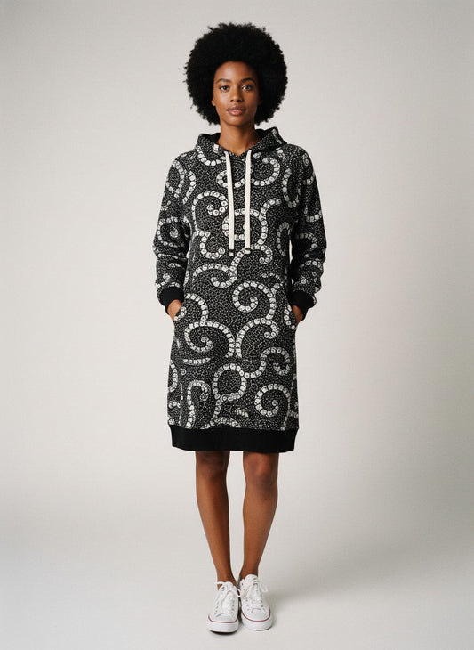 "Duara" Hoodie Dress