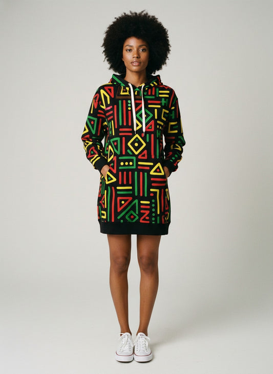 "Nairobi" Hoodie Dress