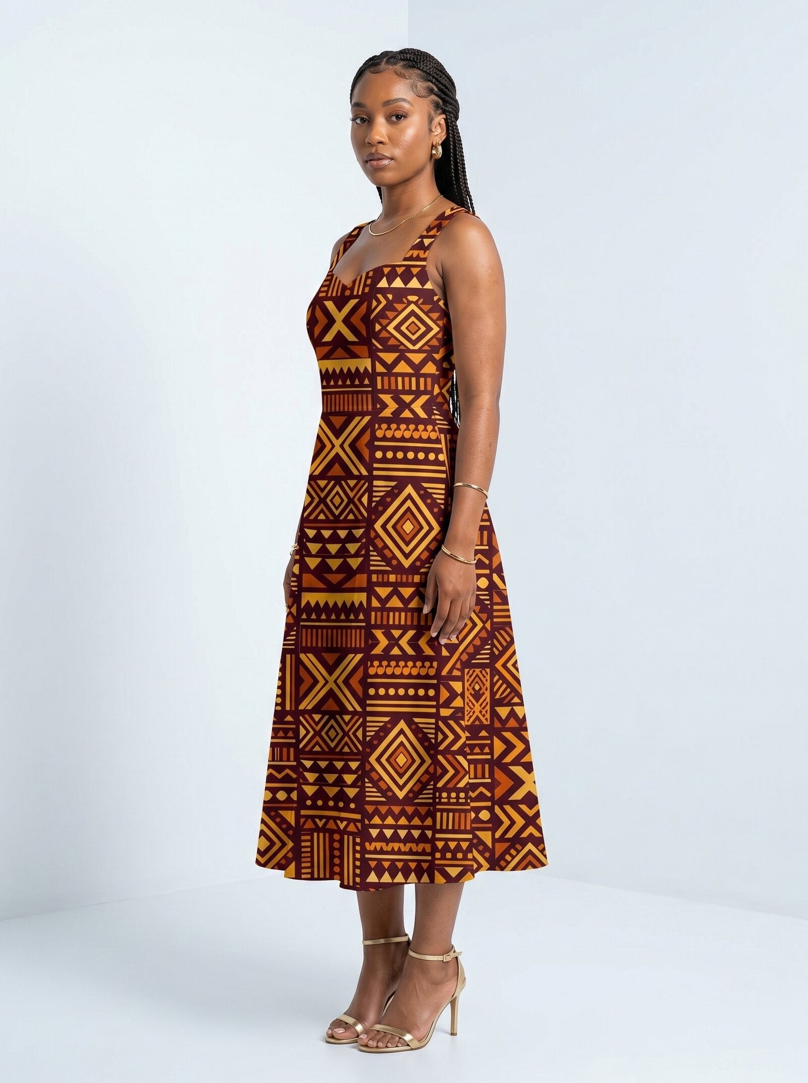 Mudcloth Corset Dress & Leggings Deal