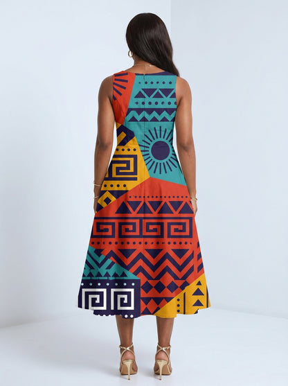 "Kanga" Corset Dress