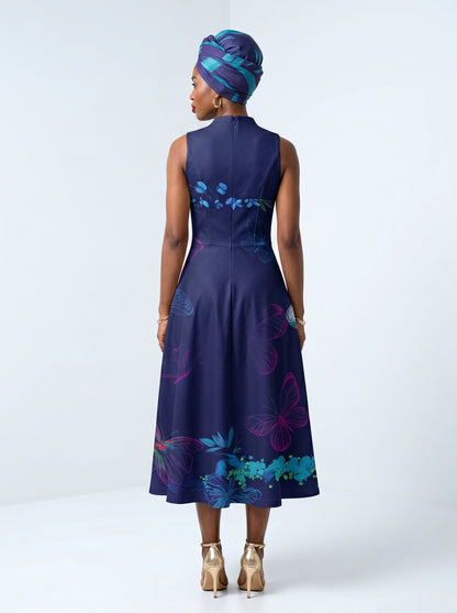 Blue Orchid Corset Dress