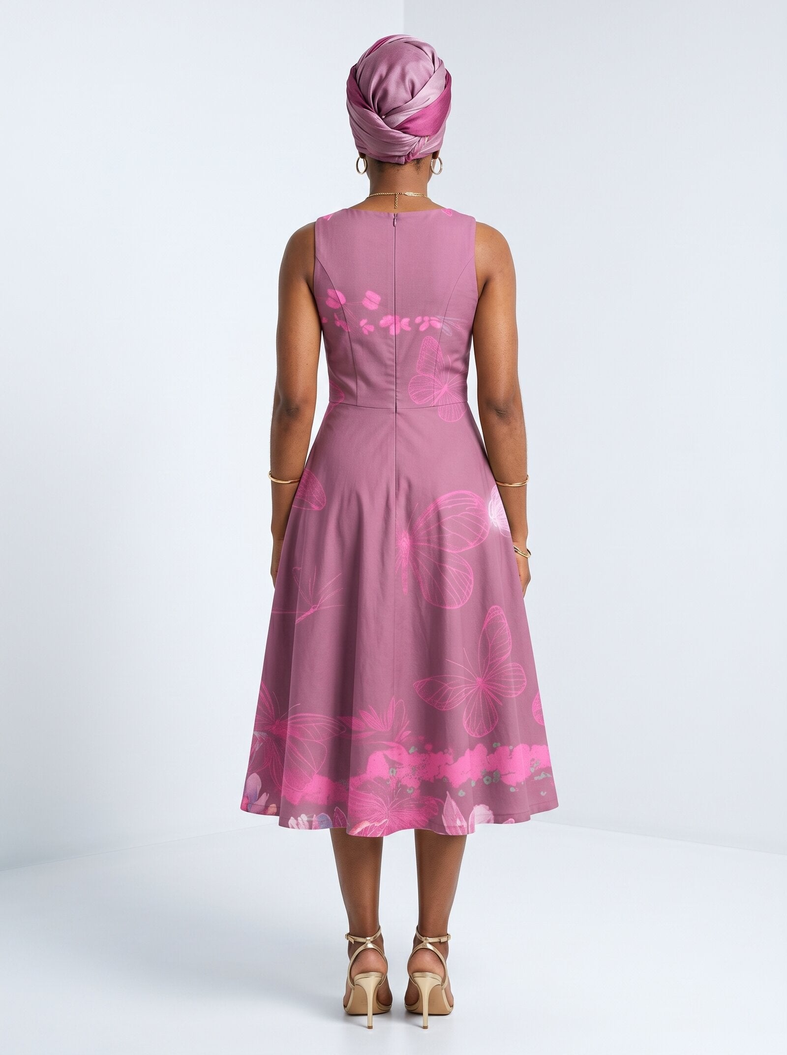 "Imani" Wild Rose Corset Dress